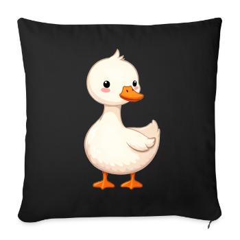 Goose - Sofa pillowcase 17,3'' x 17,3'' (45 x 45 cm) - black - Front
