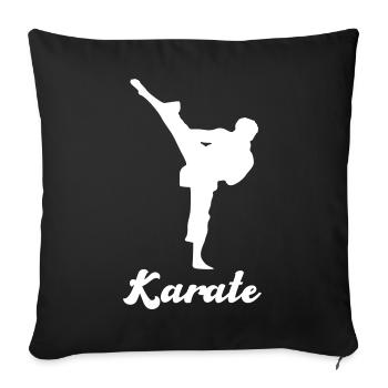karate - Sofakissenbezug 45 x 45 cm - Schwarz - Vorne