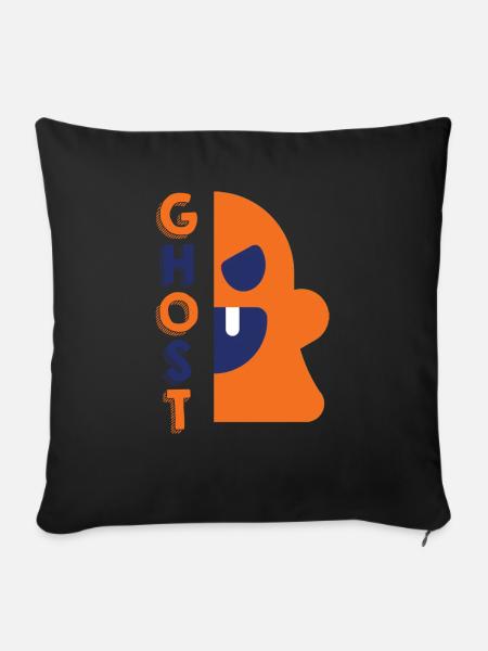 Ghost - Sofakissenbezug 45 x 45 cm - Schwarz