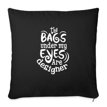 Maman cool | Cadeaux pour les mères | Dictons de maman - Housse de coussin décorative 45 x 45 cm - noir - Devant