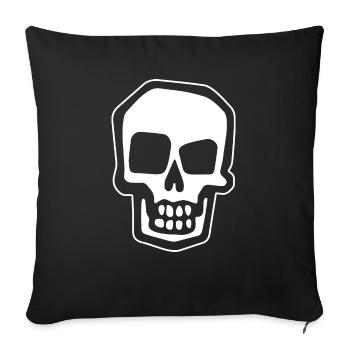 Skeleton Costume Bones Halloween Horreur - Housse de coussin décorative 45 x 45 cm - noir - Devant