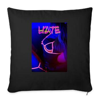 Love wins - Sofakissenbezug 45 x 45 cm - Schwarz - Vorne