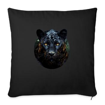 Panther - Sofa pillowcase 17,3'' x 17,3'' (45 x 45 cm) - black - Front