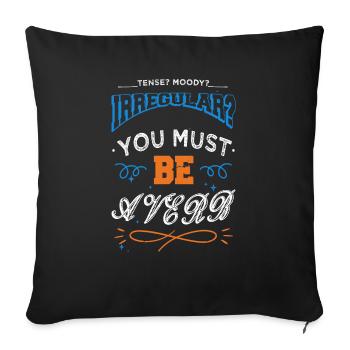 Novel Books Literary Bookworm Editor BMX Christmas - Sofa pillowcase 17,3'' x 17,3'' (45 x 45 cm) - black - Front
