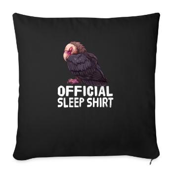 Chemise de nuit officielle Vulture - Housse de coussin décorative 45 x 45 cm - noir - Devant