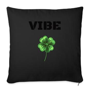 Ambiance, humeur, bonne humeur - Housse de coussin décorative 45 x 45 cm - noir - Devant