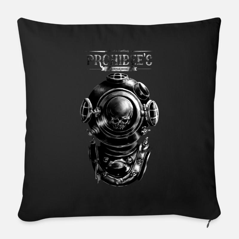 Don' t cry - Housse de coussin décorative 45 x 45 cm - noir