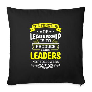 Chef Teambuilding Company Colleague - Sofa pillowcase 17,3'' x 17,3'' (45 x 45 cm) - black - Front