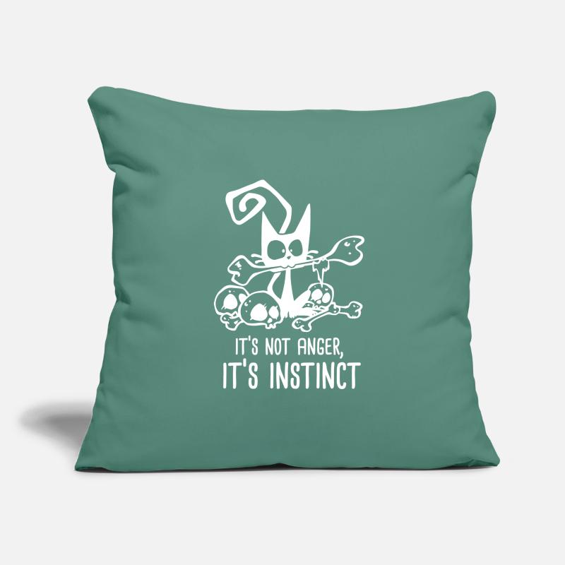INSTINCT Funny Role Playing Cat RPG Sofa pillowcase 17,3'' x 17,3'' (45 x 45 cm)