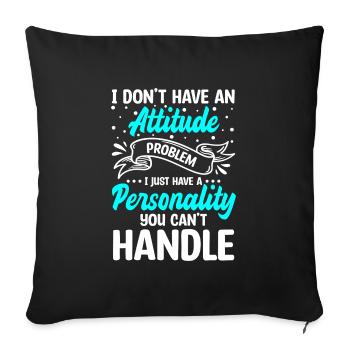 Service Profession Tipping Apron - Sofa pillowcase 17,3'' x 17,3'' (45 x 45 cm) - black - Front
