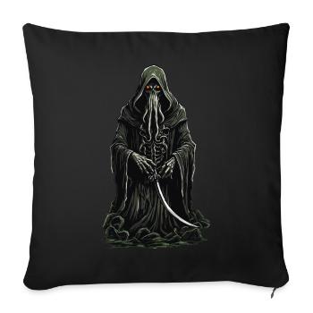 Tentacle Grim Reaper Halloween Horror Design - Sofa pillowcase 17,3'' x 17,3'' (45 x 45 cm) - black - Front