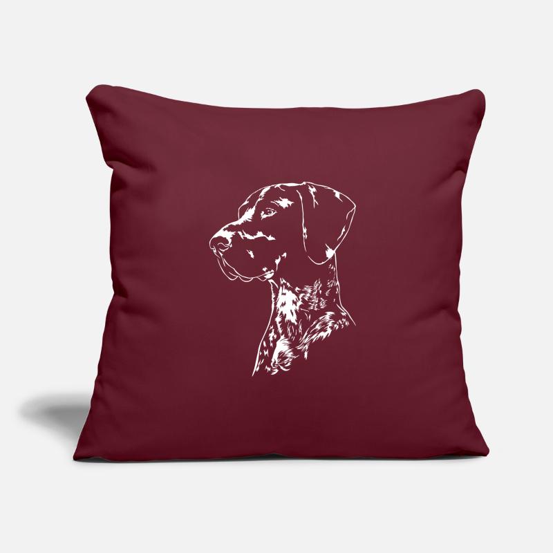 DEUTSCH KURZHAAR Jagdhunde Jagdhund Wilsigns Sofakissenbezug 45 x 45 cm
