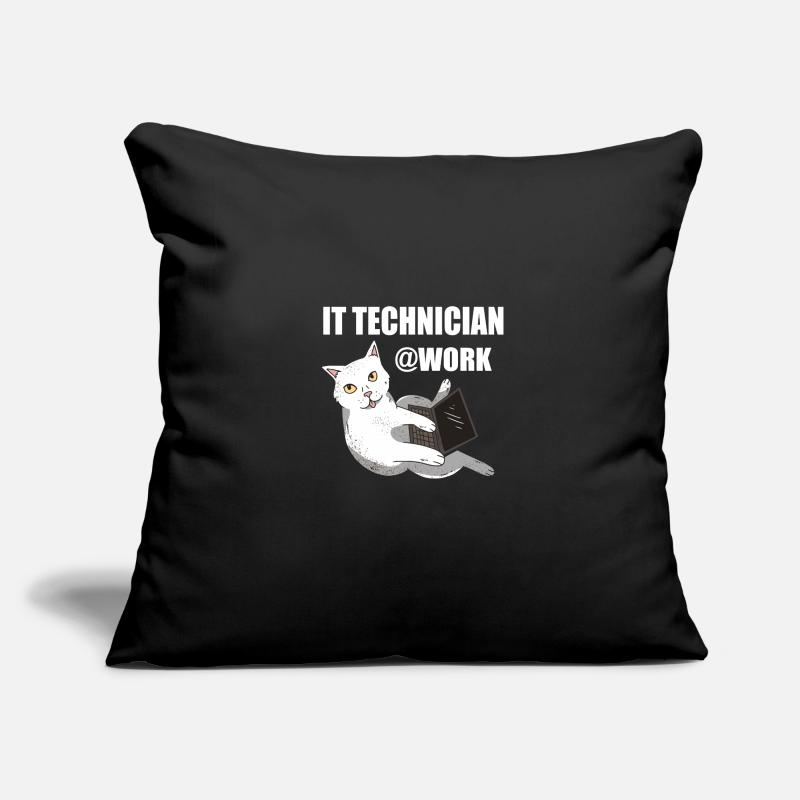 IT Techniker Katze Programmierer Techie Sofakissenbezug 45 x 45 cm