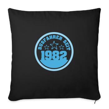 LKW 1982 - Sofakissenbezug 45 x 45 cm - Schwarz - Vorne