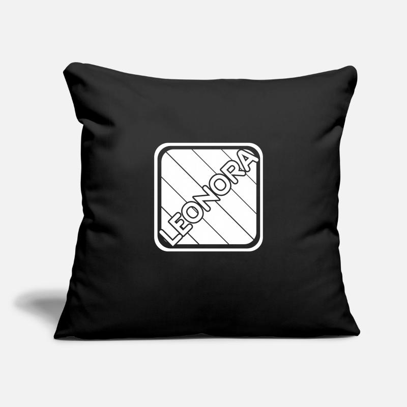 First name Leonora Sofa pillowcase 17,3'' x 17,3'' (45 x 45 cm)