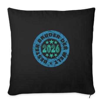 2026 - Housse de coussin décorative 45 x 45 cm - noir - Devant