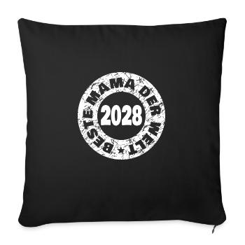 Mama 2028 - Sofakissenbezug 45 x 45 cm - Schwarz - Vorne