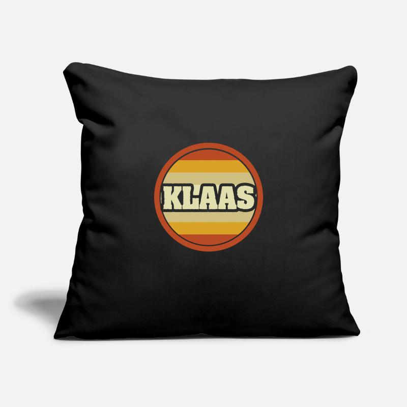 First name Klaas Sofa pillowcase 17,3'' x 17,3'' (45 x 45 cm)