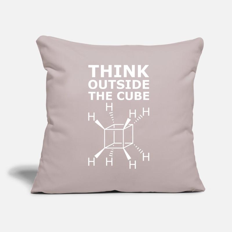 Cuban Molecule Chemistry – Think Outside the Cube Sofa pillowcase 17,3'' x 17,3'' (45 x 45 cm)