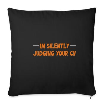 I tacitly assess your CV with - Sofa pillowcase 17,3'' x 17,3'' (45 x 45 cm) - black - Front