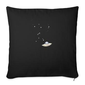UFO - Sofa pillowcase 17,3'' x 17,3'' (45 x 45 cm) - black - Front