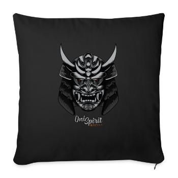 Samurai - Sofakissenbezug 45 x 45 cm - Schwarz - Vorne