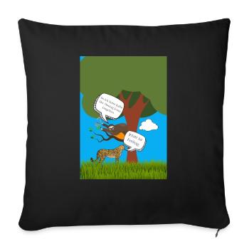 So ich hatte Kaffe Der Montag kann Losgehen. - Sofakissenbezug 45 x 45 cm - Schwarz - Vorne