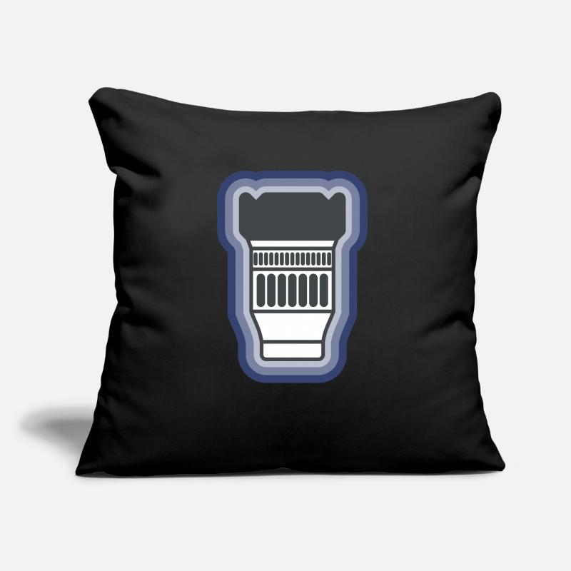 Objectif de caméra Housse de coussin décorative 45 x 45 cm