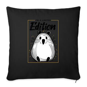 I am a limited edition - Housse de coussin décorative 45 x 45 cm - noir - Devant