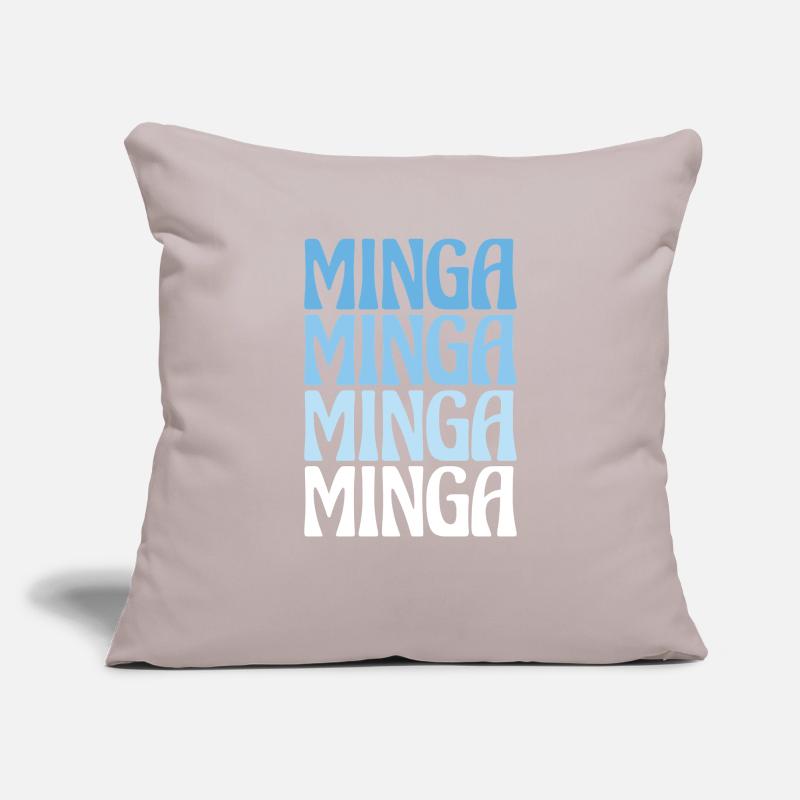 Minga Munich Dialect Gift Sofa pillowcase 17,3'' x 17,3'' (45 x 45 cm)