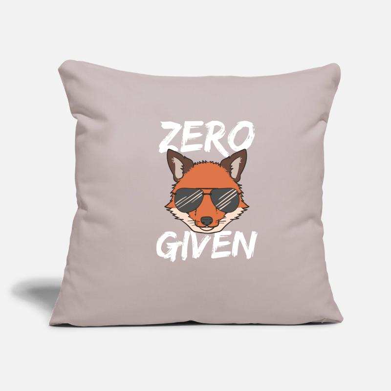 Fox Sunglasses Zero Fox Given Given Tshirt Gift Sofa pillowcase 17,3'' x 17,3'' (45 x 45 cm)