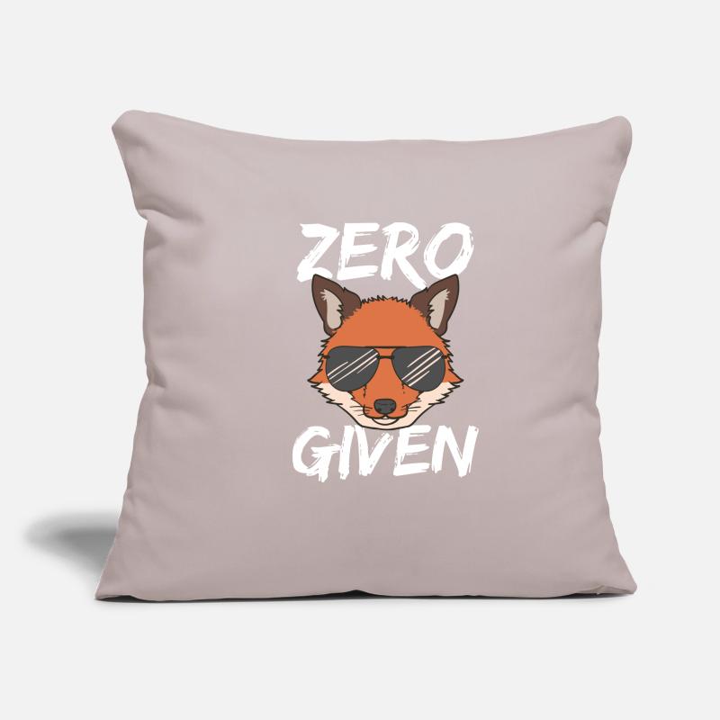 Fuchs Sonnenbrille Zero Fox Given Tshirt Geschenk Sofakissenbezug 45 x 45 cm