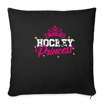 ice Hockey - Sofa pillowcase 17,3'' x 17,3'' (45 x 45 cm) - black - Front