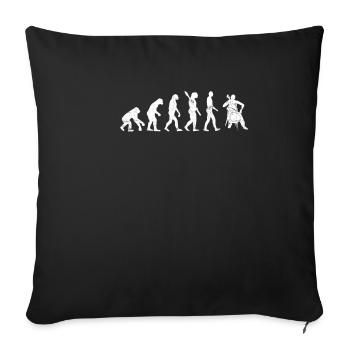 Cello Instrument Evolution - Housse de coussin décorative 45 x 45 cm - noir - Devant