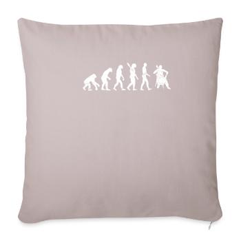 Cello Instrument Evolution - Housse de coussin décorative 45 x 45 cm - taupe clair - Devant