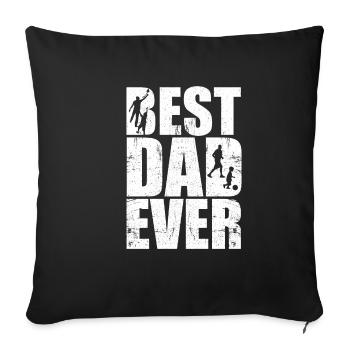 Beste Papa - Sofakissenbezug 45 x 45 cm - Schwarz - Vorne