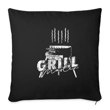 BBQ Grill Master - Sofa pillowcase 17,3'' x 17,3'' (45 x 45 cm) - black - Front