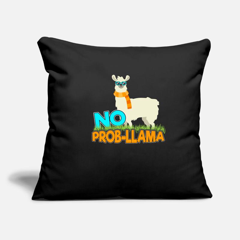No Prob-Llama Llama Lama Alpaka Kamel Geschenk Sofakissenbezug 45 x 45 cm