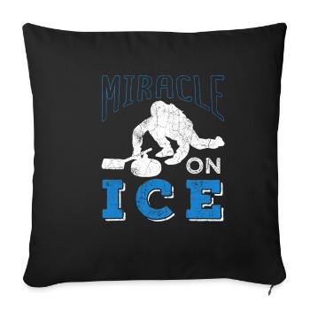 Curling - Sofakissenbezug 45 x 45 cm - Schwarz - Vorne