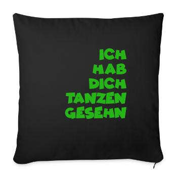 Cordula - I saw you dancing - Eberhard - Sofa pillowcase 17,3'' x 17,3'' (45 x 45 cm) - black - Front