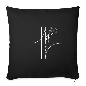 You shall not pass - Sofakissenbezug 45 x 45 cm - Schwarz - Vorne