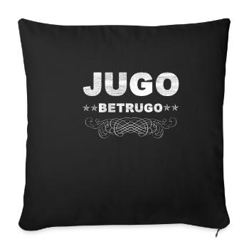 Jugo Betrugo - Lustiges Balkan Jugo Jugoslawien T- - Sofakissenbezug 45 x 45 cm - Schwarz - Vorne