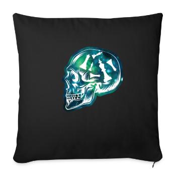 Cadeau d'entraîneur de joueur d'échecs drôle - Housse de coussin décorative 45 x 45 cm - noir - Devant