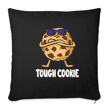 COOKIE TOUGH - Housse de coussin décorative 45 x 45 cm - noir - Devant