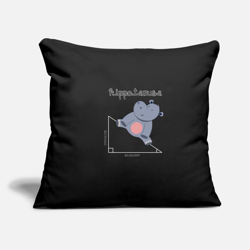 Hippotenuse - for math teachers and mathematicians Sofa pillowcase 17,3'' x 17,3'' (45 x 45 cm)