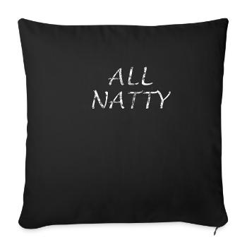 All Natty 5 - Sofa pillowcase 17,3'' x 17,3'' (45 x 45 cm) - black - Front