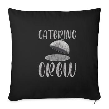Catering Crew 4 - Sofakissenbezug 45 x 45 cm - Schwarz - Vorne