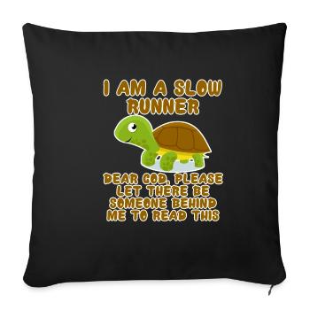 S’il vous plaît, qu’il y ait quelqu’un derrière moi pour lire Thi2 - Housse de coussin décorative 45 x 45 cm - noir - Devant
