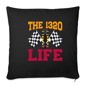 The 1320 Life 5 - Sofa pillowcase 17,3'' x 17,3'' (45 x 45 cm) - black - Front