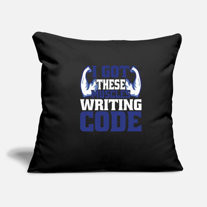 I Got These Muscles Writing Code 4 Sofa pillowcase 17,3'' x 17,3'' (45 x 45 cm)